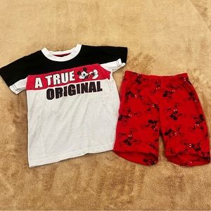 Disney Jr. Mickey Mouse Shirt & Shorts Set - Boy’s Size 6